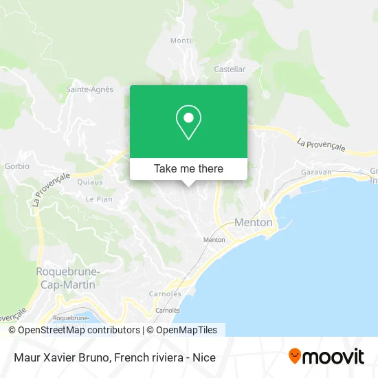 Maur Xavier Bruno map