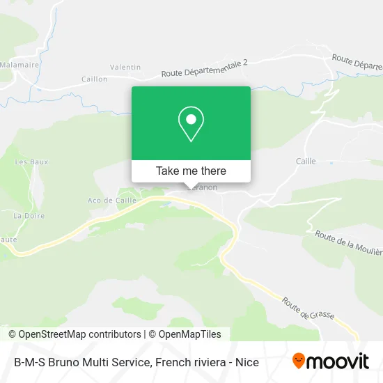 B-M-S Bruno Multi Service map