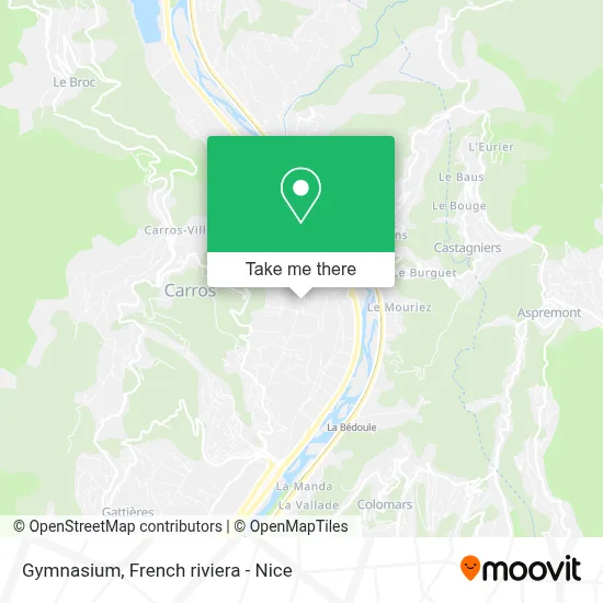 Gymnase map