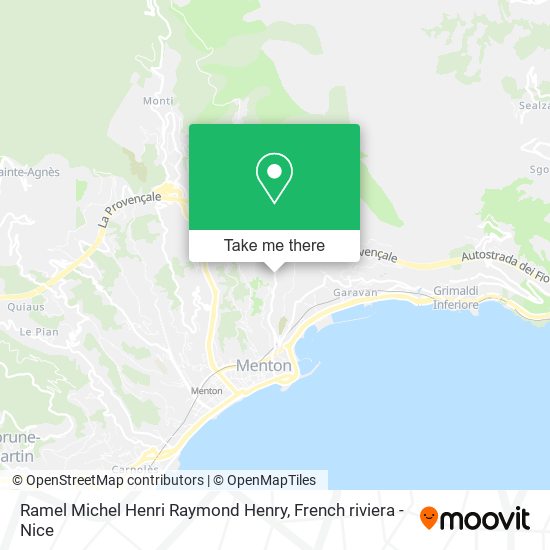 Mapa Ramel Michel Henri Raymond Henry