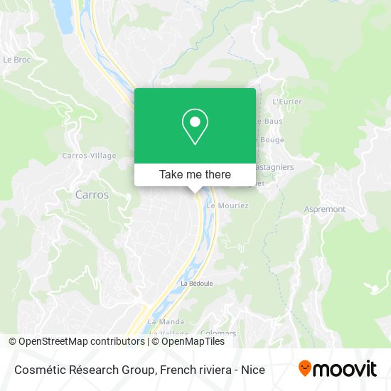 Cosmétic Résearch Group map