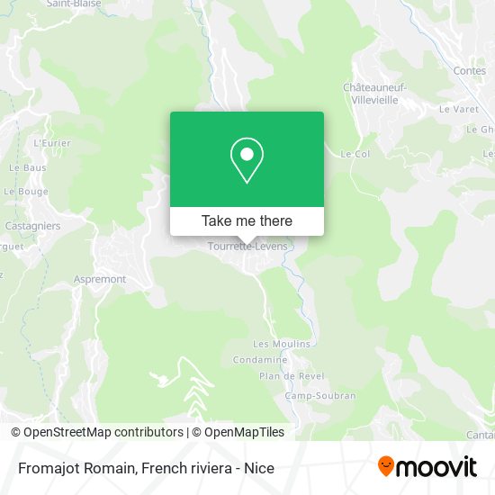 Fromajot Romain map