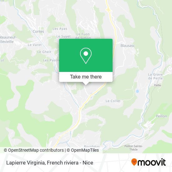 Mapa Lapierre Virginia