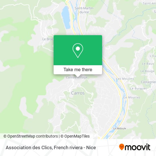 Association des Clics map