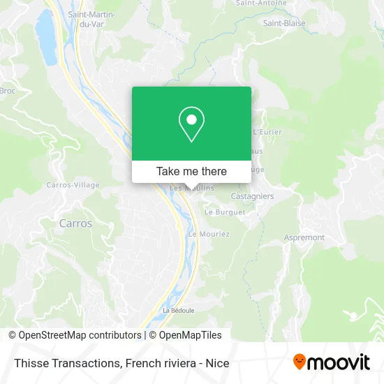 Thisse Transactions map