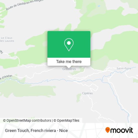 Green Touch map