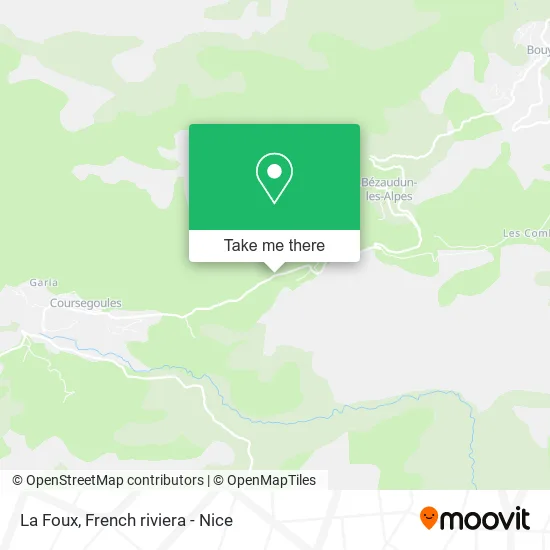 La Foux map