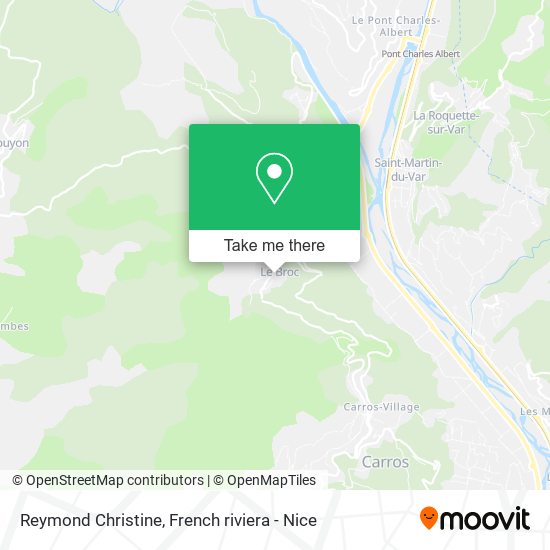 Mapa Reymond Christine