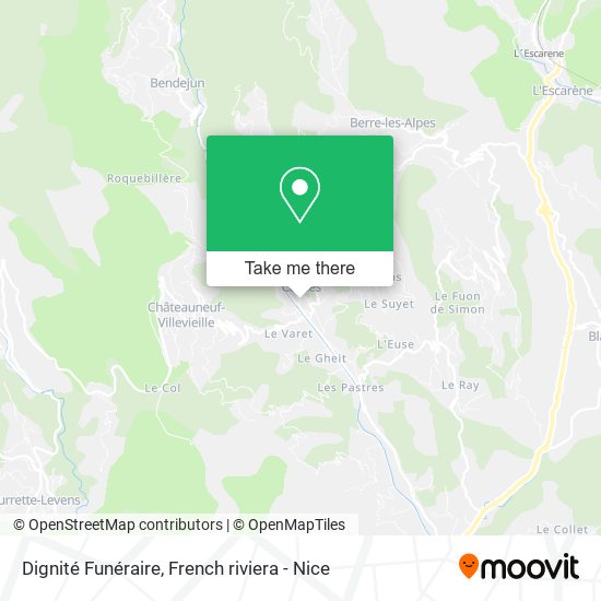 Dignité Funéraire map