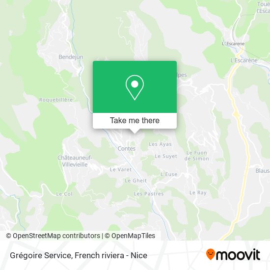 Grégoire Service map