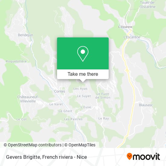 Mapa Gevers Brigitte