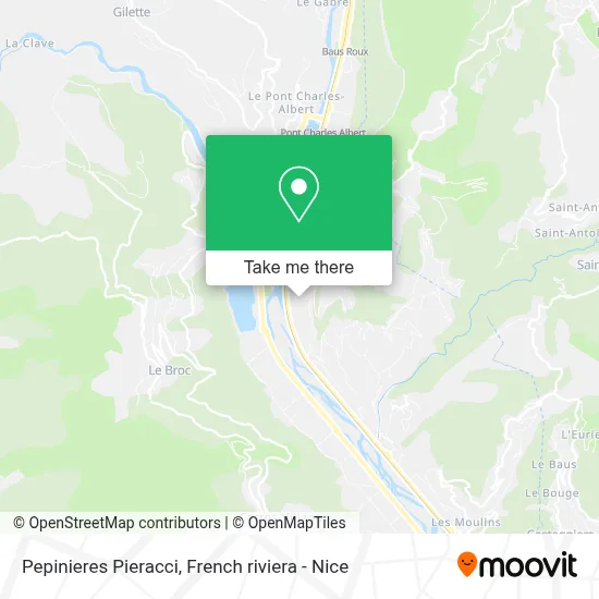 Pepinieres Pieracci map