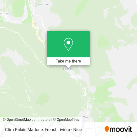 Ctim Palais Madone map