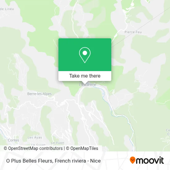 O Plus Belles Fleurs map