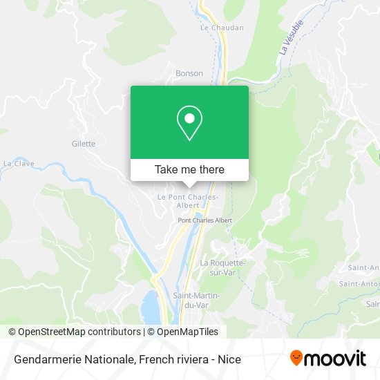 Gendarmerie Nationale map