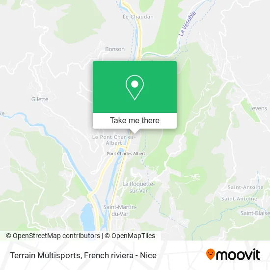 Terrain Multisports map