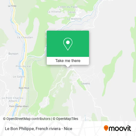Le Bon Philippe map