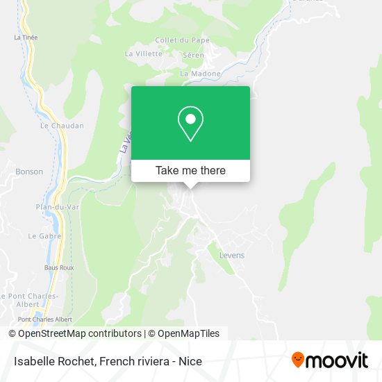 Mapa Isabelle Rochet