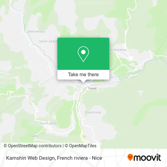 Kamshin Web Design map