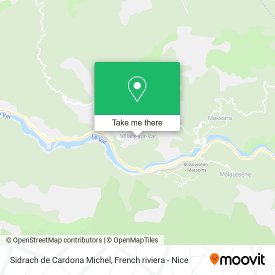 Sidrach de Cardona Michel map