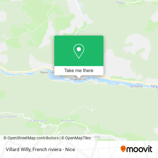 Villard Willy map