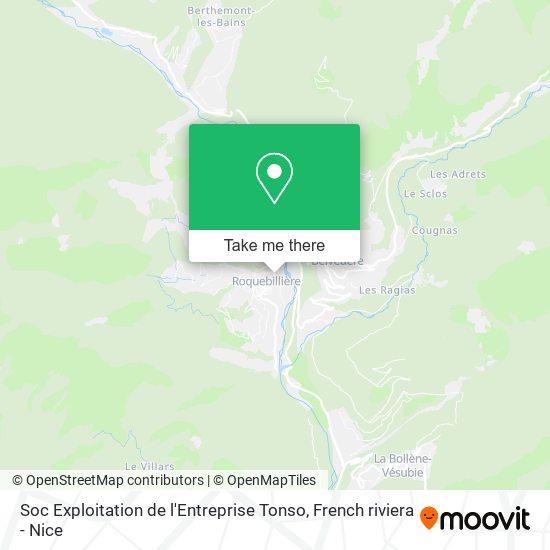 Soc Exploitation de l'Entreprise Tonso map