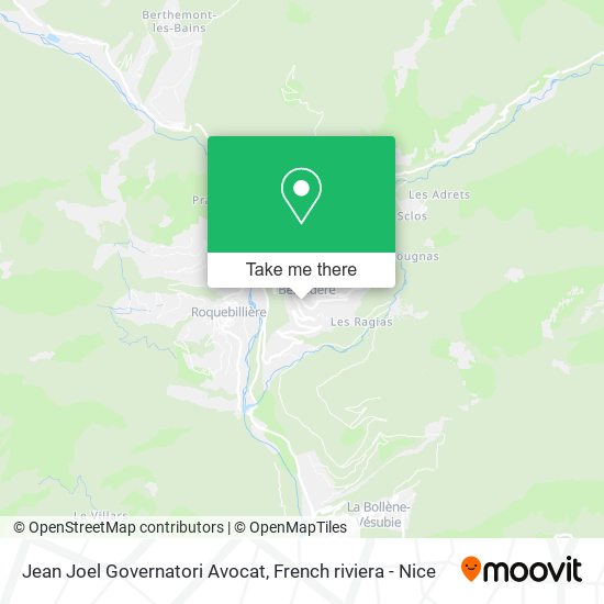 Jean Joel Governatori Avocat map