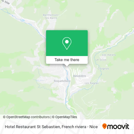 Hotel Restaurant St Sebastien map