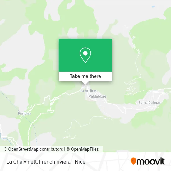 La Chalvinett map