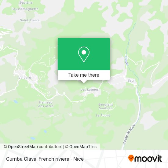 Cumba Clava map