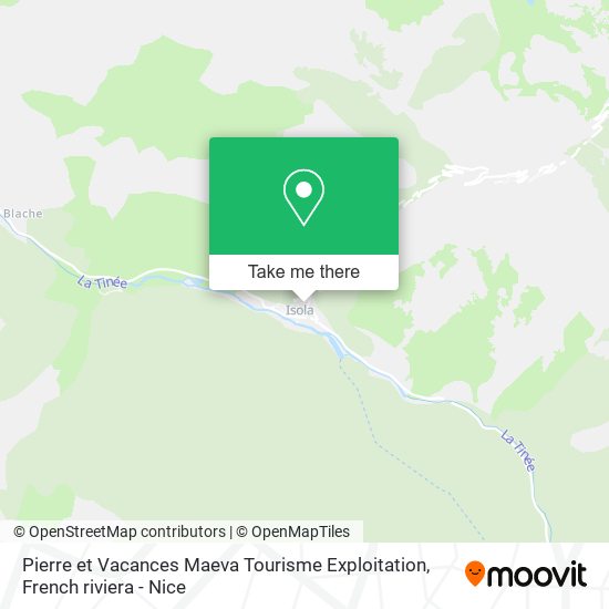 Pierre et Vacances Maeva Tourisme Exploitation map