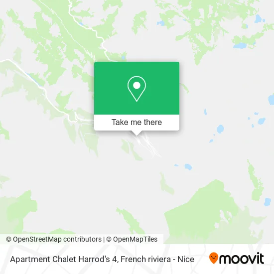 Apartment Chalet Harrod's 4 map