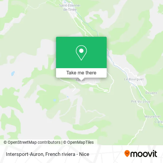 Intersport-Auron map