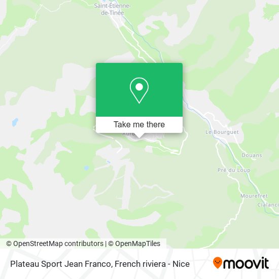 Plateau Sport Jean Franco map