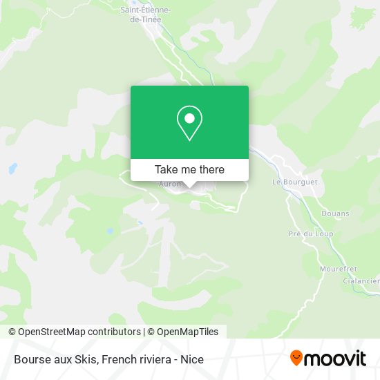 Bourse aux Skis map