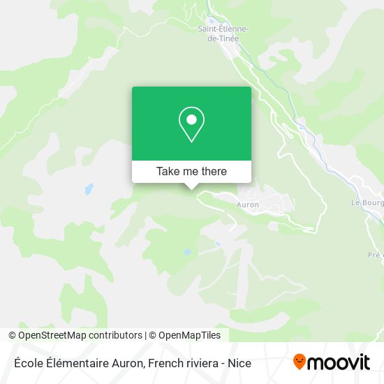 École Élémentaire Auron map