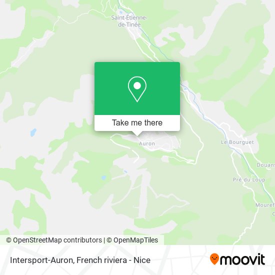 Intersport-Auron map