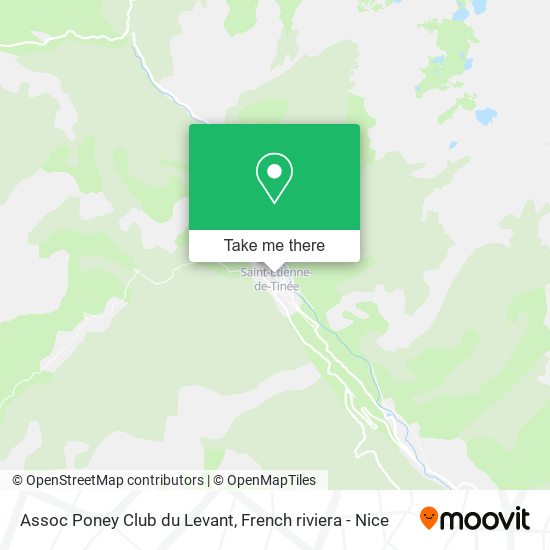 Assoc Poney Club du Levant map