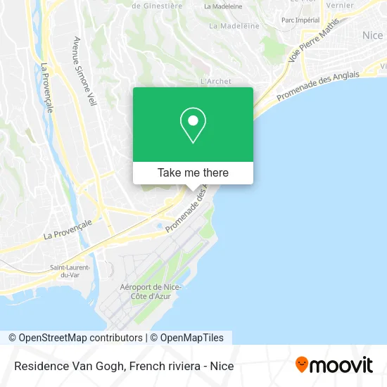 Residence Van Gogh map
