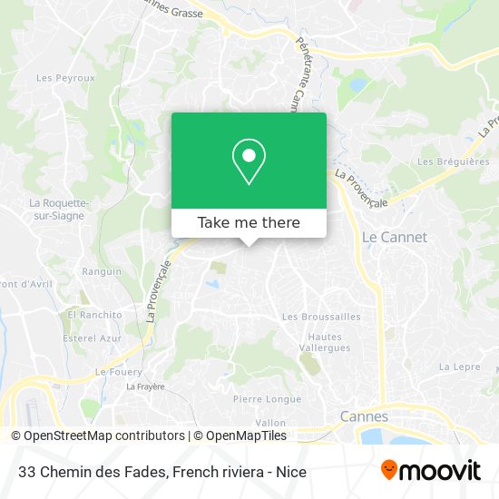 33 Chemin des Fades map