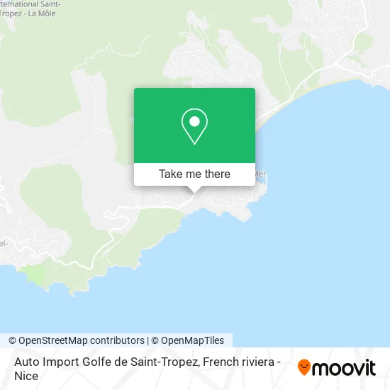 Auto Import Golfe de Saint-Tropez map