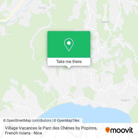 Village Vacances le Parc des Chênes by Popinns map
