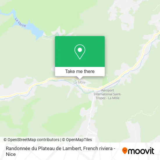 Randonnée du Plateau de Lambert map