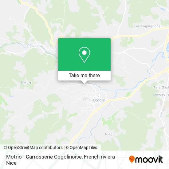 Motrio - Carrosserie Cogolinoise map