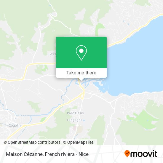 Maison Cézanne map