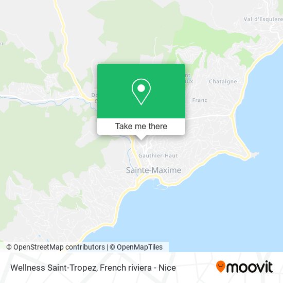 Mapa Wellness Saint-Tropez