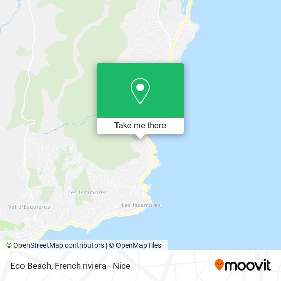 Eco Beach map