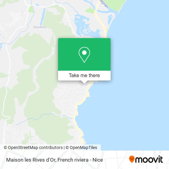 Maison les Rives d'Or map