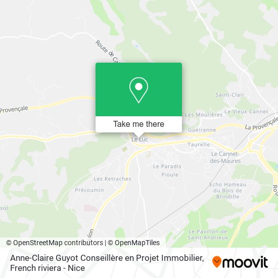 Anne-Claire Guyot Conseillère en Projet Immobilier map