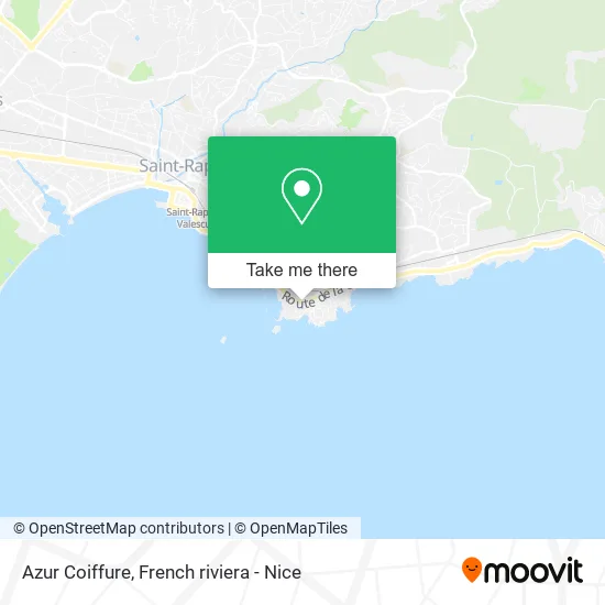 Azur Coiffure map